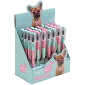 Ручка кулькова Kite Studio Pets 0,5 мм, синій