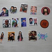Стікери, наклейки аніме 5шт