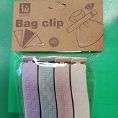 Набір затискачів для пакетів 4 шт ( 7,5 см)