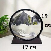 3D скляна художня картинка,мистецький купол-творча декорація з рухомим піском,декор для дому,