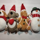Фетрова новорічна іграшка , сніговик , коала , собачка , пряник куплений! , одна на вибір