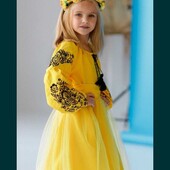 ♥️♥️♥️Шикарна вишита сукня для дівчинки з обручем в комплекті