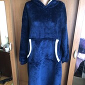 Меховушка дуже довга, плюшева, халат, плаття, худи, 3-5XL. слип, пижама, плед