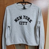 Молодіжна катонова футболка з довгим рукавом H&M, р. S