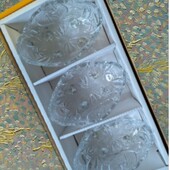 Набір скляних вазочок 3 шт. у коробці ❣️