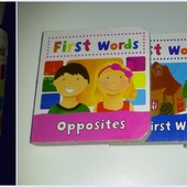 Лот с трёх книг Английские книги: Первые слова, Животные джунглей, Противоположности