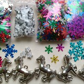 Набір сніжинок і наместин, 750шт