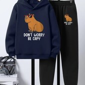 Утеплений зимовий костюм на флісі