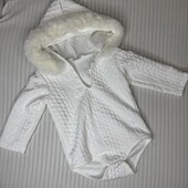 Шикарный Боди с опушкой на 2 года