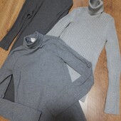 Два гольфи і плаття в рубчик р.S