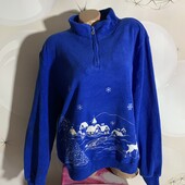 Теплый флисовый реглан размер 3ХЛ, состояние идеальное