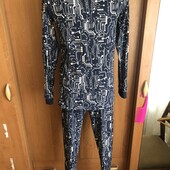 Пижама, комплект, костюм, 100% коттон. 12-13 р 152-158 см. M&S. в ідеалі