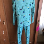 Пижама, 100% коттон, комплект, размер, костюм, 13-14 p 164 см. Marks&Spencer. в ідеалі