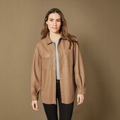 7175Дуже чудова.Жіноча оверсайз сорочка у вигляді шкіри esmara®