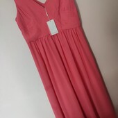 Вечірня сукня у кораловому кольорі р.16