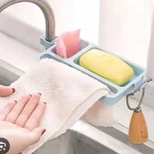 Органайзер/полка с креплением на кран для хранения моющих средств