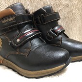 Черевики на хутрі 17,5 см у відмінному стані