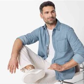 Стильная рубашка Livergy Tencel L 41/42
