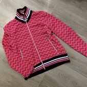 Стильний яскравий бомбер/кофта на змійці, р.14 у відмінному стані