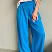 ❤️Брюки палаццо голубого цвета ❤️Смотрите мои лоты ❤️