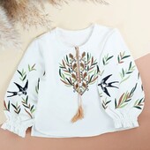 Вишиванка дитяча двонитка 98-164 кольори