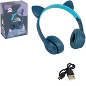 Навушники Bluetooth з вушками та Led-підсвічуванням MZ-47складні