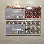 Livarno! Скляні кульки для ялинки, в лоті 1 упаковка на вибір із 24 шт! Лот 40