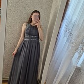 Максі Прекрасне, красивезне плаття в сірому кольорі, не пропустіть ❤️