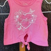 Рожева майка-топ
