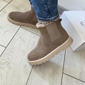 Стильні челсі з натуральної замші