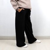 Теплі штани-палаццо з начосом 11-12