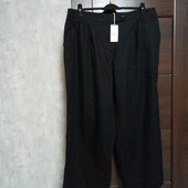 Новые брендовые брюки из льна и вискозы р.18-20.