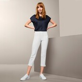 ♕ Стрейчові штани 7/8 довжини Tchibo (Німеччина), розмір наш: 44-46 (38 євро)