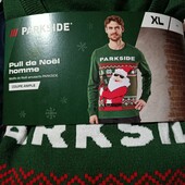 7208.Чоловічий прекрасний новорічний в'язаний светр Parkside.Рекомендую!