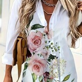 Елегантна, нова сорочка з милим принтом , розмір хxl