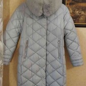 Пуховик натуральный мех 