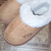 Угги автоледі тапулі утеплені хутром тапки