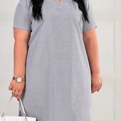 Батал Шикарнейшее платье сумішний льон натуральная ткань