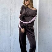 Костюм жіночий. Велюр. 2 кольори