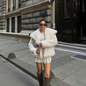 шуба штучне хутро