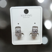 Сережки 'Xuping' Фіаніт (Родій)