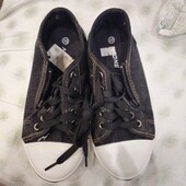 Кеды кеди унісекс NeonS чорні, чорные унисекс