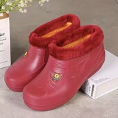 Жіночі калоші з хутром 39/40р — водонепроникні, теплі та стильні