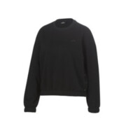 Жіноча толстовка Crivit (S (36/38), однотонна чорна) з начосом