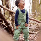 ♕ Термодощові штани з флісовим нагрудником Tchibo (Німеччина) розмір 74-80