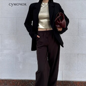 Штани в піжамному стилі zara M, Л