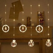 Гірлянда штора 3м "Круги та кулі"