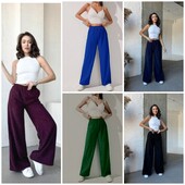 Штаны широкие креп! Размер и цвет на выбор!