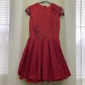 Червона святкова сукня ХС-С, в рік червоного коня чудовий вибір
