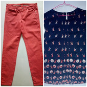 Джинсы Mango,наш 27р+блуза Oazis